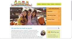 Desktop Screenshot of littleworldpreschool.net